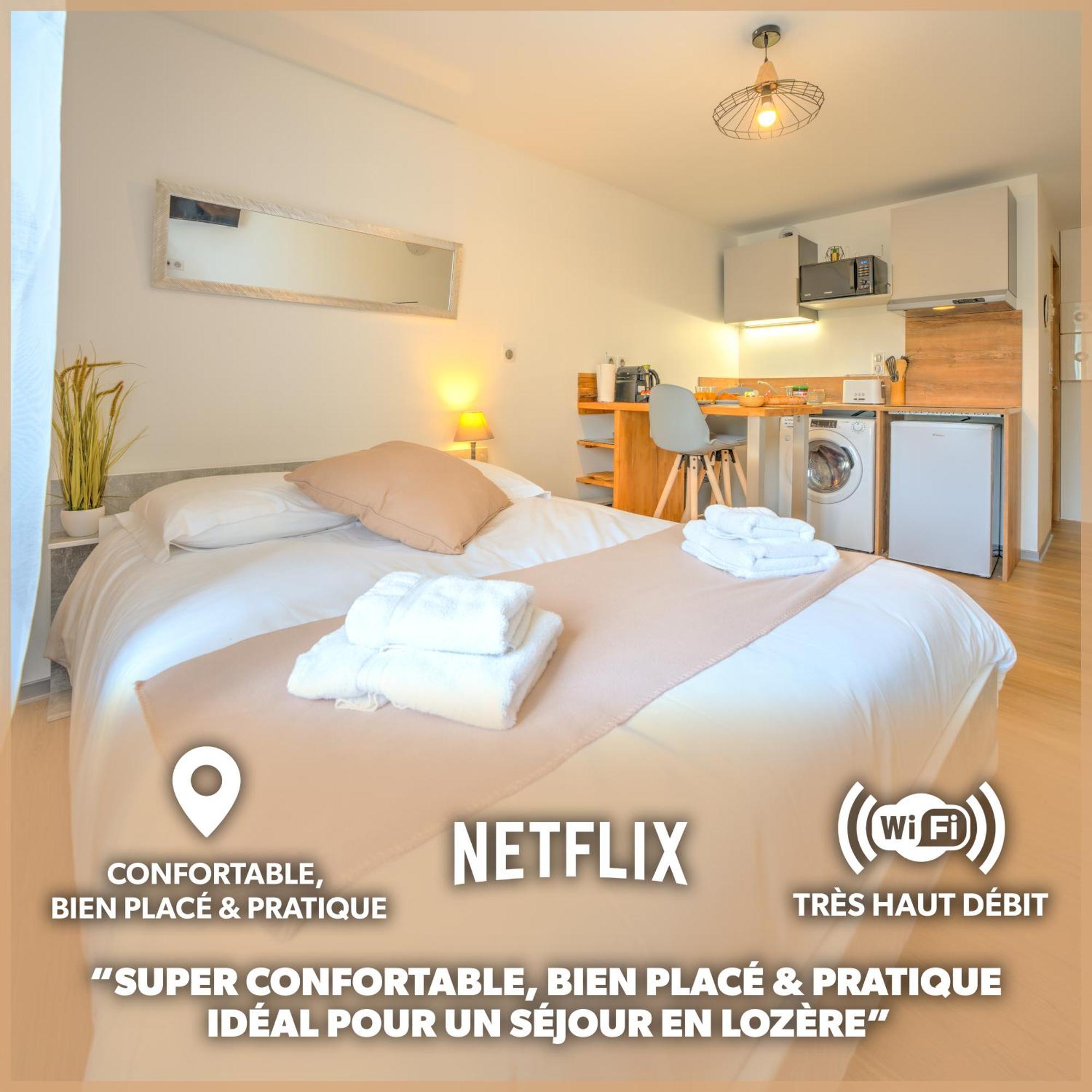 班纳萨克Le Deroc - Netflix Wi-Fi Fibre Terrasse公寓 外观 照片